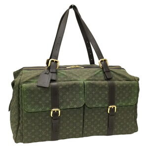 Louis Vuitton Louise Boston Bag Monogram Khaki Green Travel